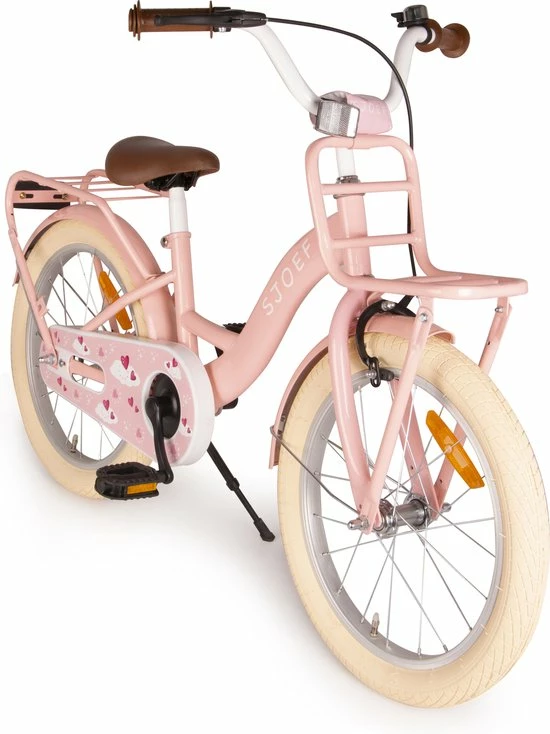 SJOEF Classic Meisjesfiets 20 Inch - Roze 2 SJOEF Classic Meisjesfiets 20 Inch - Roze - Afbeelding 2