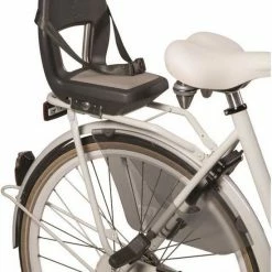 Qibbel 6+ Junior Fietsstoeltje Achter - Zwart - Inclusief Voetsteuntjes -Windgoo Shop 550x740