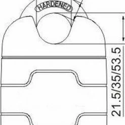 VINZ Makalu Motorslot / Kettingslot / Scooterslot ART 4 Gecertificeerd - 120 Cm Ketting - Dikte Schakels: 10,5mm -Windgoo Shop 550x770