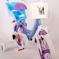Disney Frozen 2 Kinderfiets - Meisjes - 14 Inch - Blauw/Paars - Twee Handremmen -Windgoo Shop 550x775 7