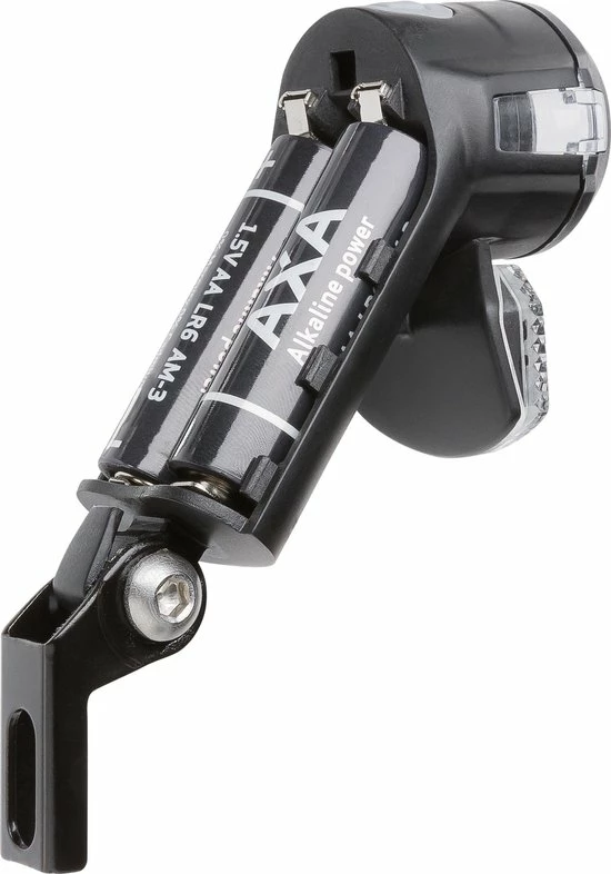 AXA Nox Sport 12 Lux - Fietslamp Voorlicht - LED Koplamp - Fietsverlichting Op Batterij - Auto/Off - Zwart 4 AXA Nox Sport 12 Lux - Fietslamp Voorlicht - LED Koplamp - Fietsverlichting Op Batterij - Auto/Off - Zwart - Afbeelding 4