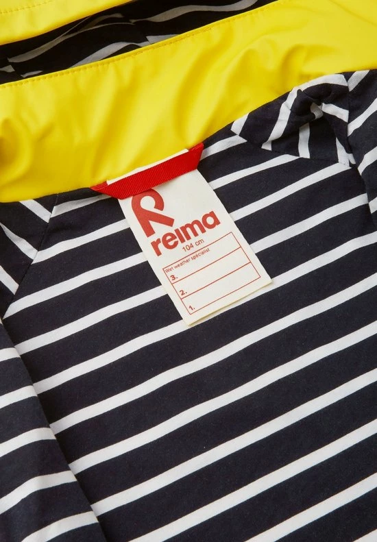 Reima - Regenjas Voor Kinderen - Pisaroi - Geel - Maat 128cm 4 Reima - Regenjas Voor Kinderen - Pisaroi - Geel - Maat 128cm - Afbeelding 4