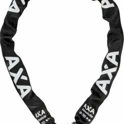 AXA - Absolute 9 - Kettingslot - ART 2 Slot Voor Fietsen - Extra Dikke Schakels - 110 Cm - 9 Mm - Zwart