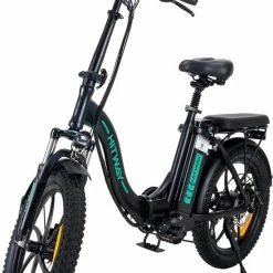 Hitway BK6 Elektrische Fiets - Opvouwbare E-bike - 20 Inch Fat Tire - 250W Motor - 11,2Ah - Zwart/Groen -Windgoo Shop 550x807 1