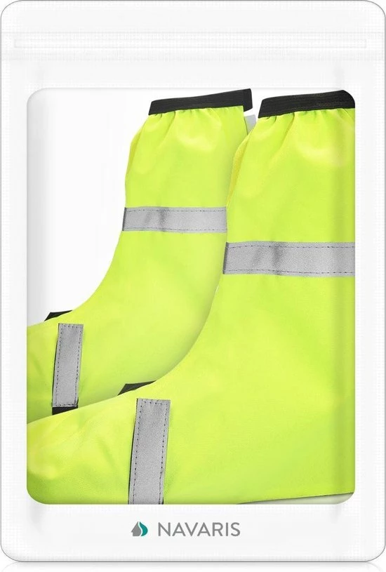 Navaris Overschoenen - 1 Paar Uniseks Schoenovertrekken - Waterdicht & Reflecterend - Beschermt Tegen Regen En Vuil - Verschillende Maten 6 Navaris Overschoenen - 1 Paar Uniseks Schoenovertrekken - Waterdicht & Reflecterend - Beschermt Tegen Regen En Vuil - Verschillende Maten - Afbeelding 6