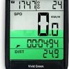 Vivid Green Draadloze Fietscomputer Snelheidsmeter - Mountainbike - Kilometerteller - Fiets Accessoires - Racefiets - Draadloos